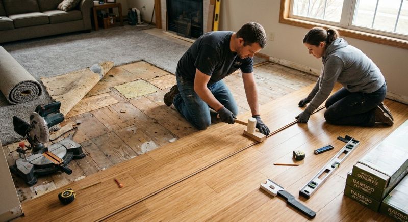 Bamboo Flooring Installation in Montgomery County, MD