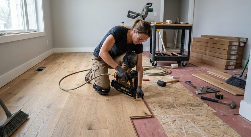 Hardwood Floor Installation in Chevy Chase, MD