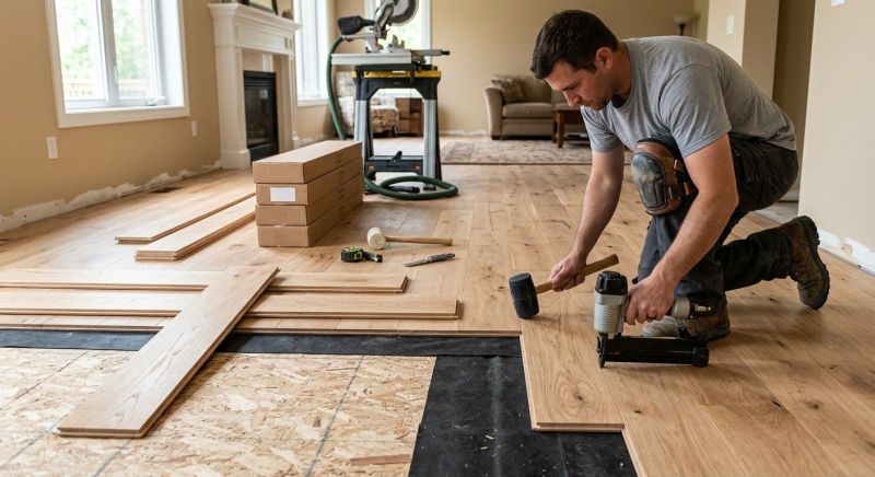 Hardwood Floor Installation in Laurel, MD