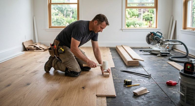 Hardwood Floor Installation in Randallstown, MD