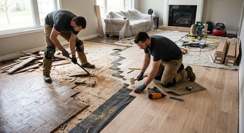 Hardwood Replacement in Montgomery County, MD