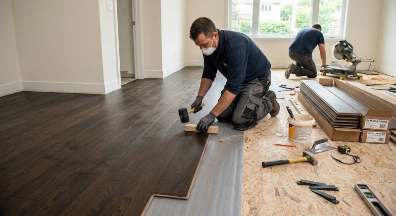 Hickory Floor Installation in Montgomery County, MD