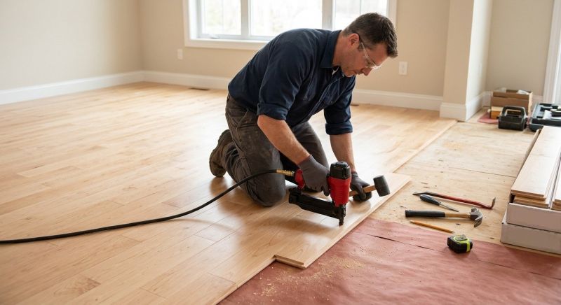 Maple Flooring Installation in Hanover, MD