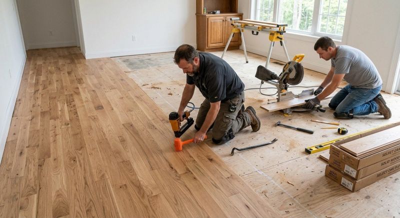 Oak Floor Installation in Clarksville, MD