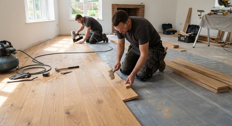 Oak Floor Installation in Hanover, MD