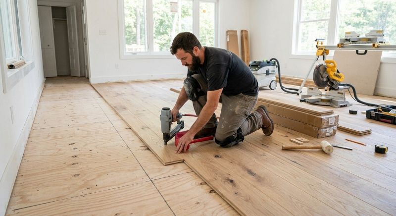 Oak Floor Installation in Hanover, MD