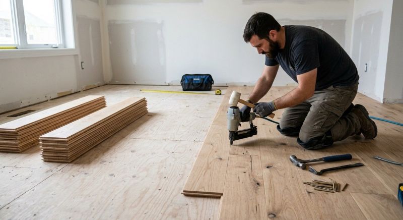 Oak Floor Installation in Hanover, MD