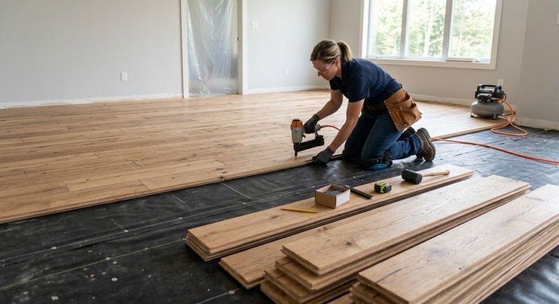 Plank Floor Installation in Montgomery County, MD