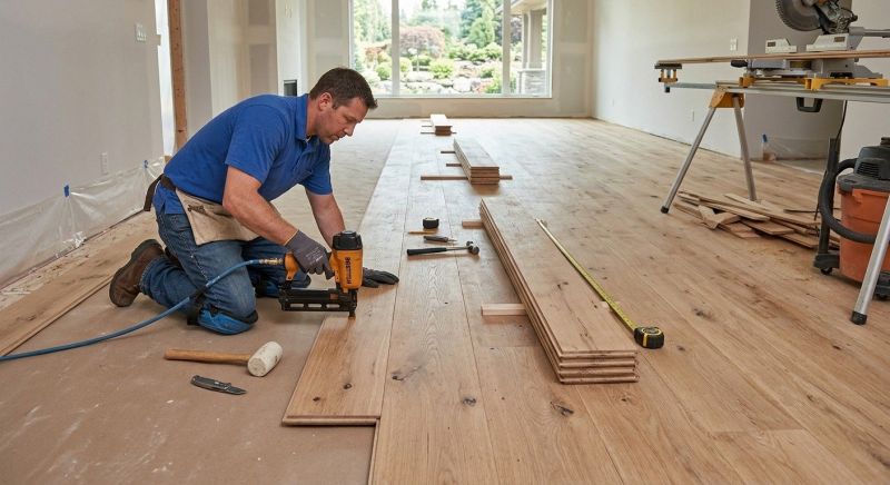 Plank Floor Installation in Montgomery County, MD