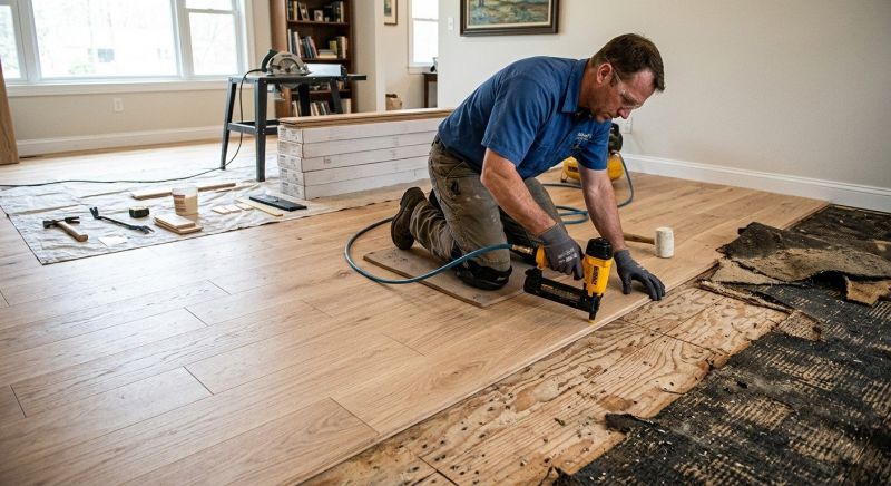 Wood Floor Replacement in Burtonsville, MD